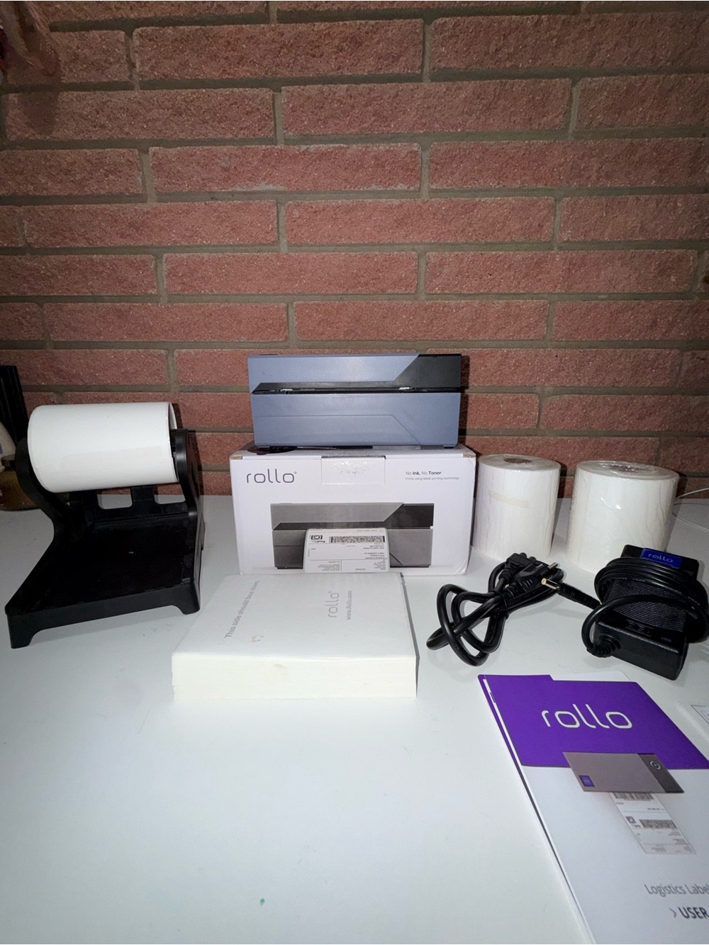 Rollo Label Printer with Accessories - White